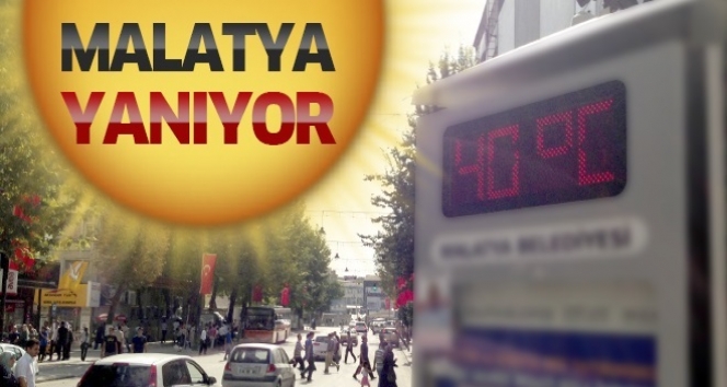 Sıcak Hava Malatya'yı kavuruyor