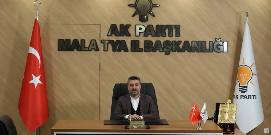 AK Parti Malatya İl Başkanı Av. Namık Gören, 24 Temmuz Gazeteciler ve Basın Bayramı