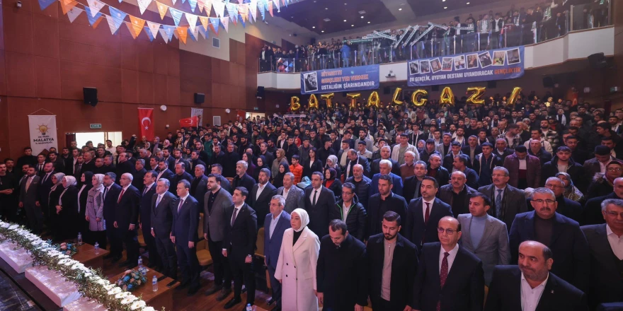 AK Parti Malatya Gençlik kolları İl Başkanı Sinan Özhüsrev güven tazeledi