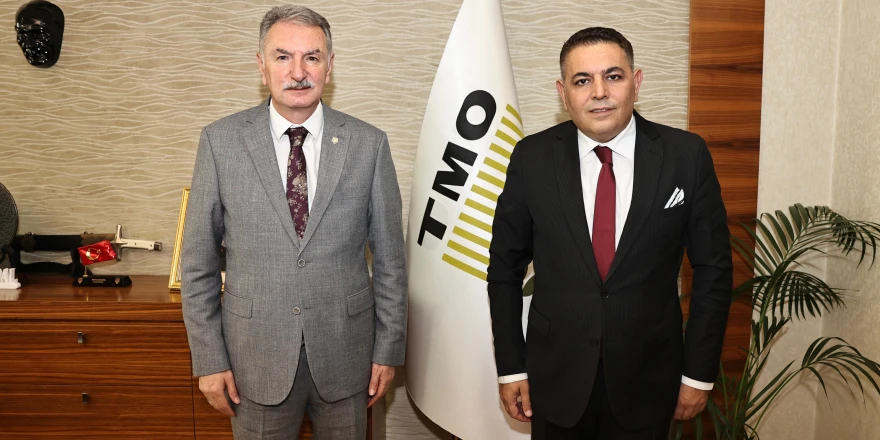 Başkan Sadıkoğlu, TMO Genel Müdürü ile görüştü