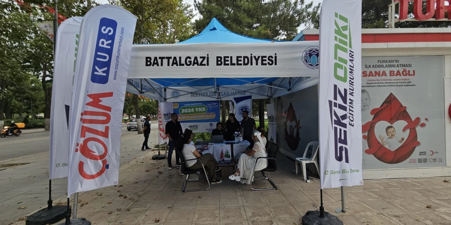 Battalgazi Belediyesi'nden YKS’ye Giren Öğrencilere Ücretsiz Rehberlik Hizmeti