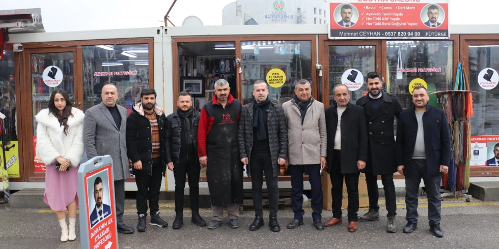 MAGİNDER Başkanı Salih Karademir, Esnafları Ziyaret Ederek Sorunları Dinledi