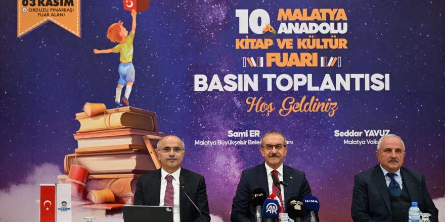 Malatya Anadolu Kitap ve Kültür Fuarı’nın Bilgilendirme Toplantısı’nda konuşan Başkan Er,