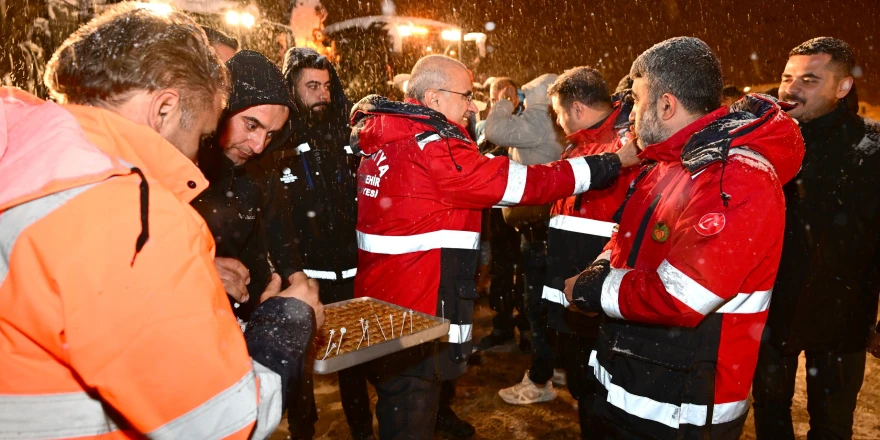 Malatya Büyükşehir Belediyesi, Karla Mücadele Çalışmalarına Devam Ediyor