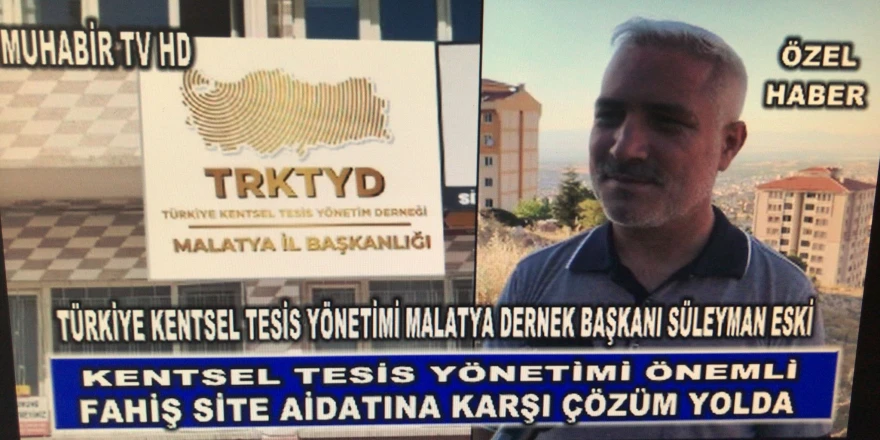 Malatya’da  Kentsel Tesis Yönetimi Önemli