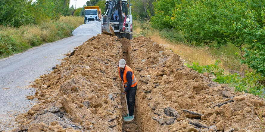 Maski’den Suluköy’e 3 Bin Metre Altyapı