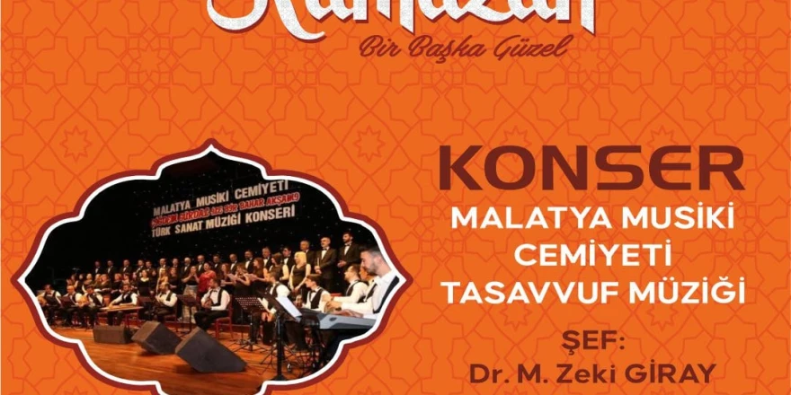 Ramazan Coşkusu Malatya’da Konserlerle Sürüyor