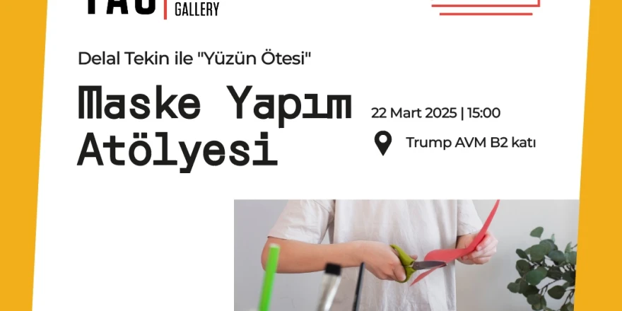 rump Art Gallery’de Çocuklar için “Yüzün Ötesi” Maske Boyama Atölyesi!