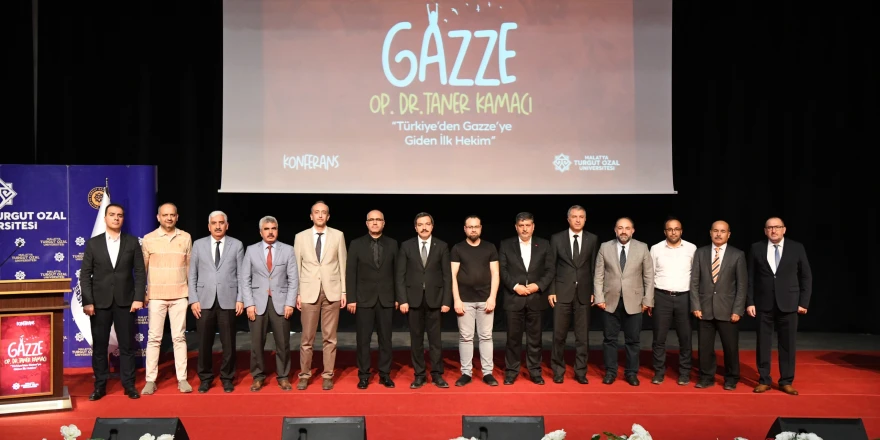 “Türkiye’den Gazze’ye Giden İlk Hekim Operatör Doktor Taner Kamacı” Konferansı Düzenlendi.