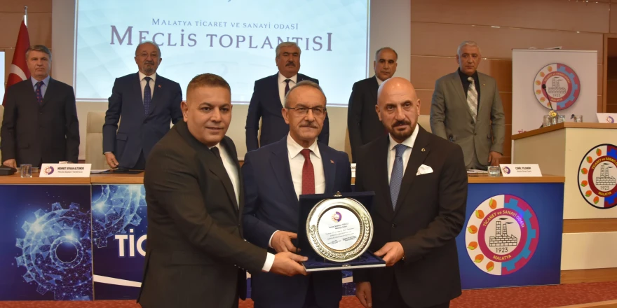 Vali Seddar Yavuz, Malatya TSO’nun meclis toplantısına katıldı