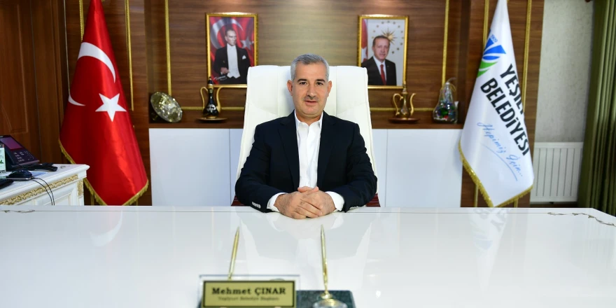 Yeşilyurt Belediye Başkanı Mehmet Çınar'dan yeni yıl mesajı
