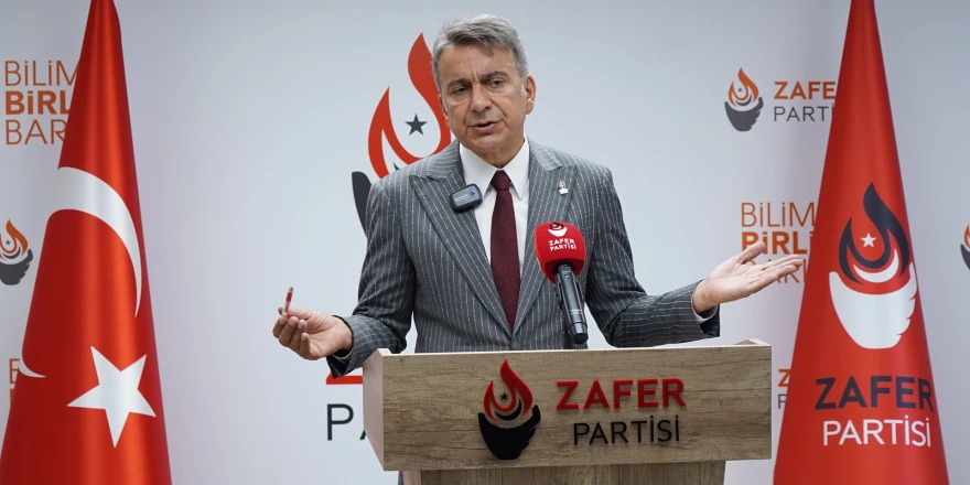 Zafer Partisi Sözcüsü Azmi Karamahmutoğlu, Zafer Partisi’nin gündeme ilişkin görüşlerini paylaştı.